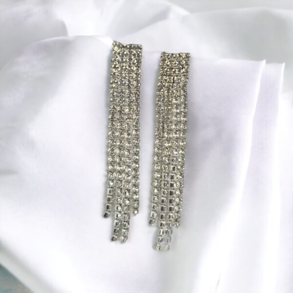 Sparkling Crystal Dangle Earrings