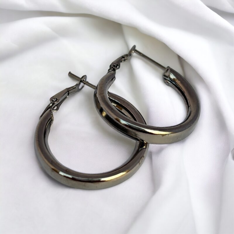 Sterling Silver Extra Large Hoop Earrings