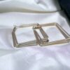 Sterling Silver Square Earrings